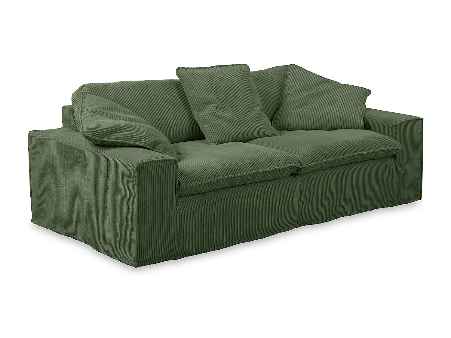 Sofa - Grün Cord - NETTA