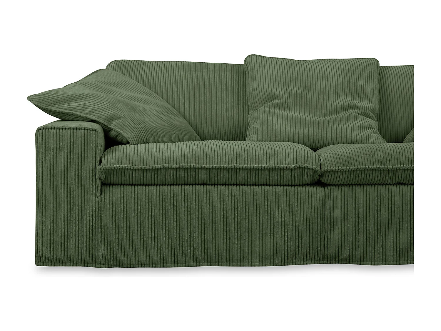 Sofa - Grün Cord - NETTA