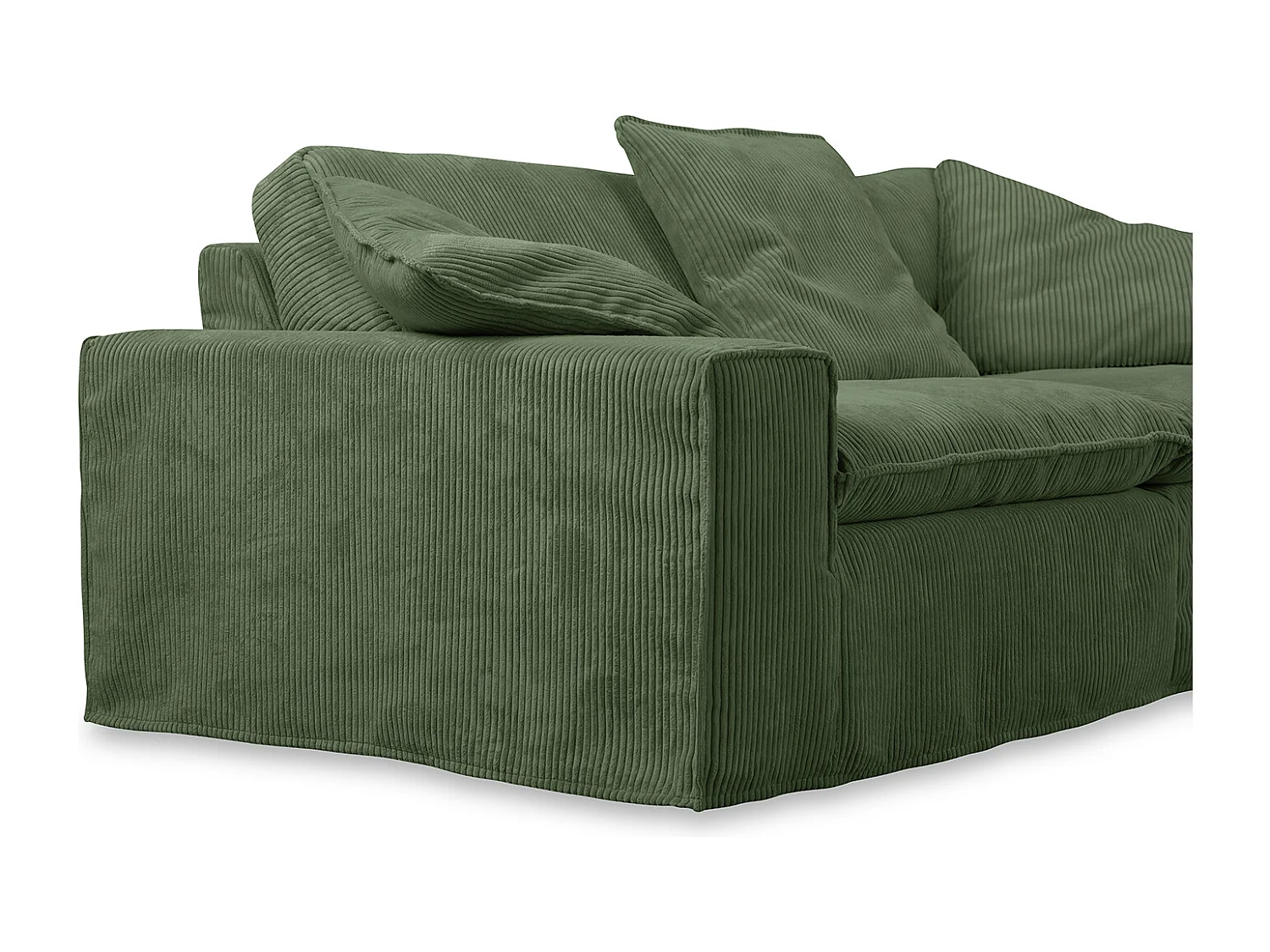 Sofa - Grün Cord - NETTA
