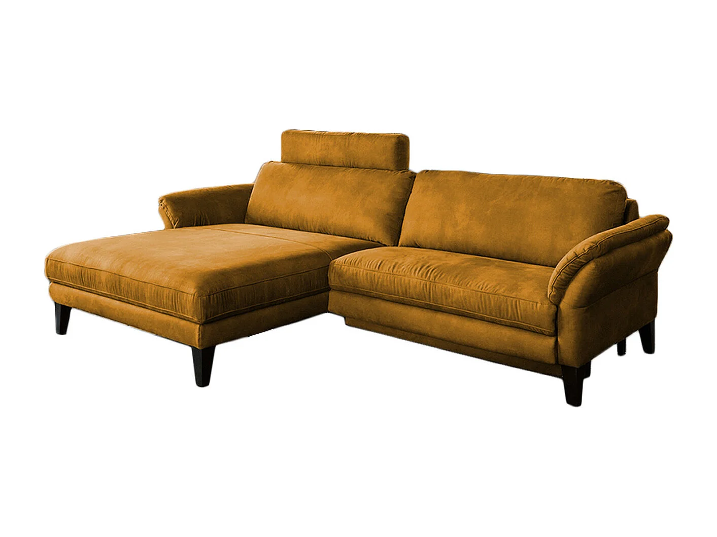 Ecksofa - Gold Webstoff - MALTA