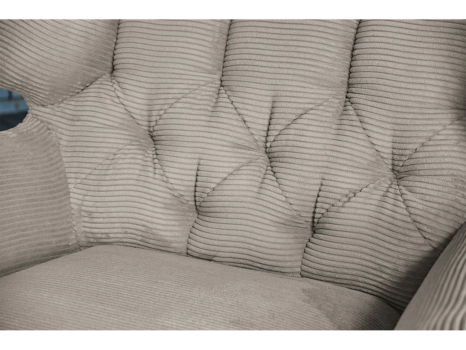 Sillón XXL - Gris Pana - CHARME