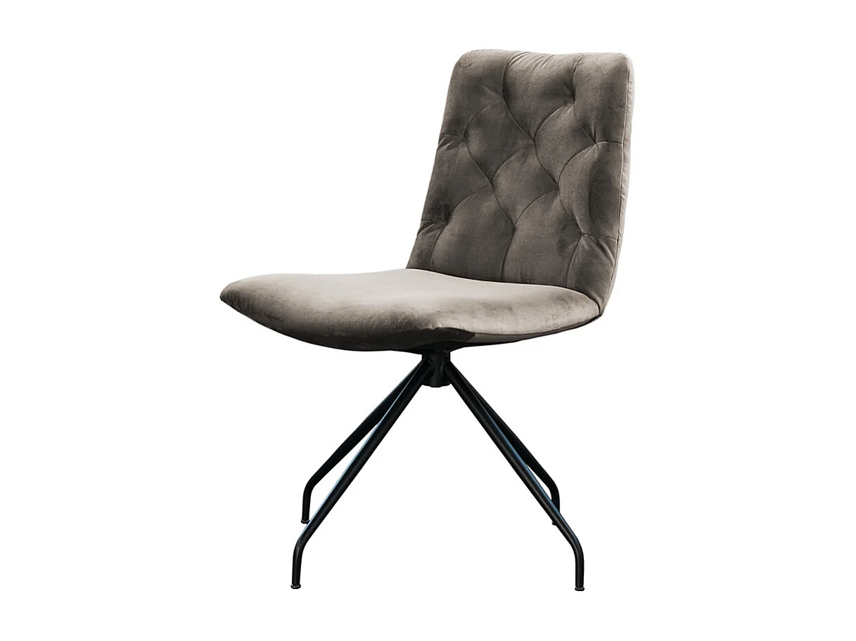 Fauteuil - Gris Velours - CHARME