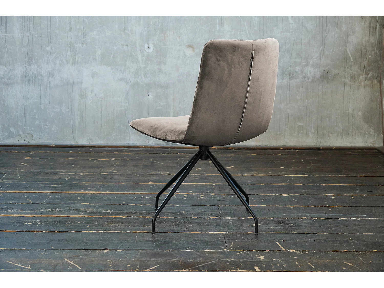 Fauteuil - Gris Velours - CHARME