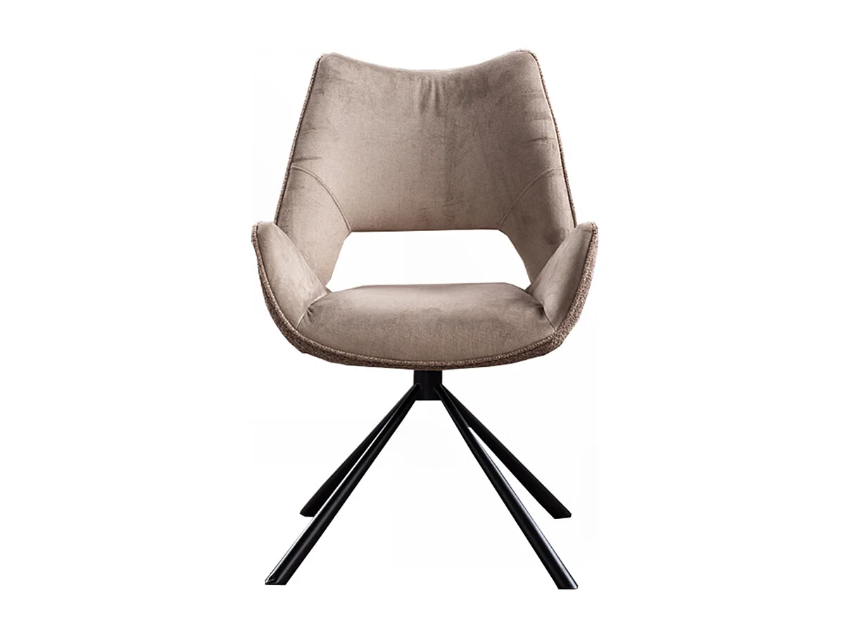 Esszimmerstuhl - Steingrau Webstoff - VELO