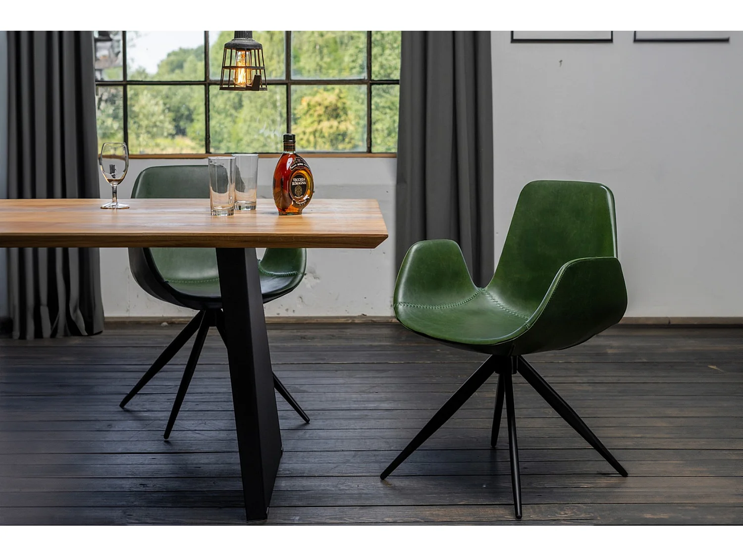 QUEN - Groen Imitatieleer - QUEN