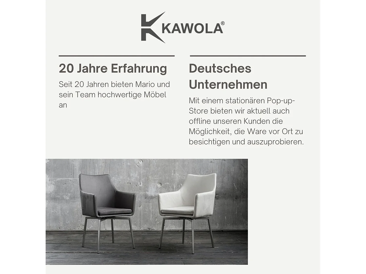 Stuhl - Beige Microfaser - CALI