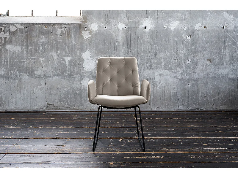 Sedia - Grigio velluto - NEW CHARME