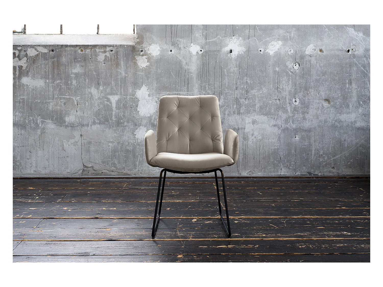 Sedia - Grigio velluto - NEW CHARME