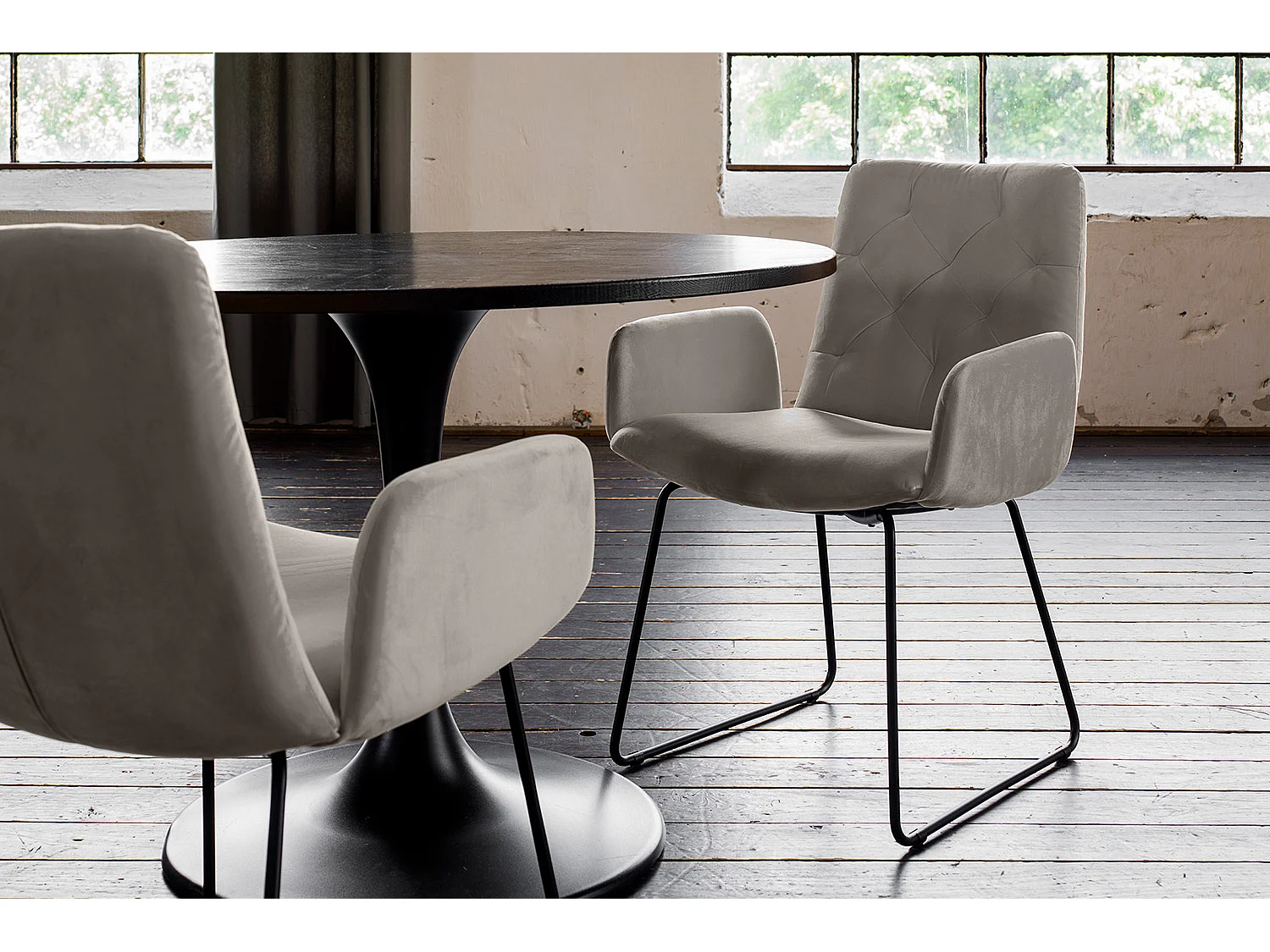 CHARME - Grijs Fluweel - NEW CHARME