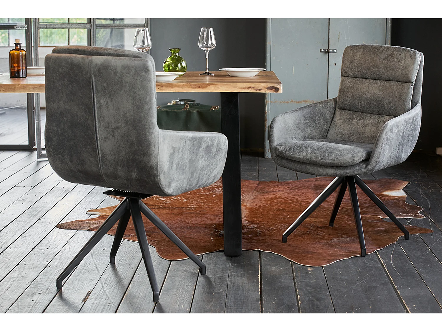 Sillón - Gris microfibra - VINCE