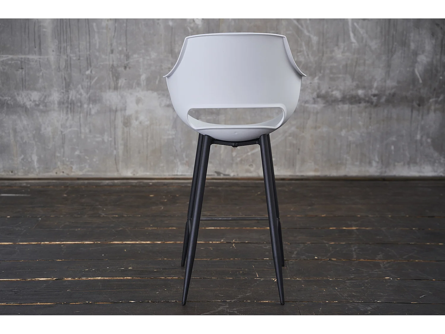 Tabouret - blanc plastique - CALI