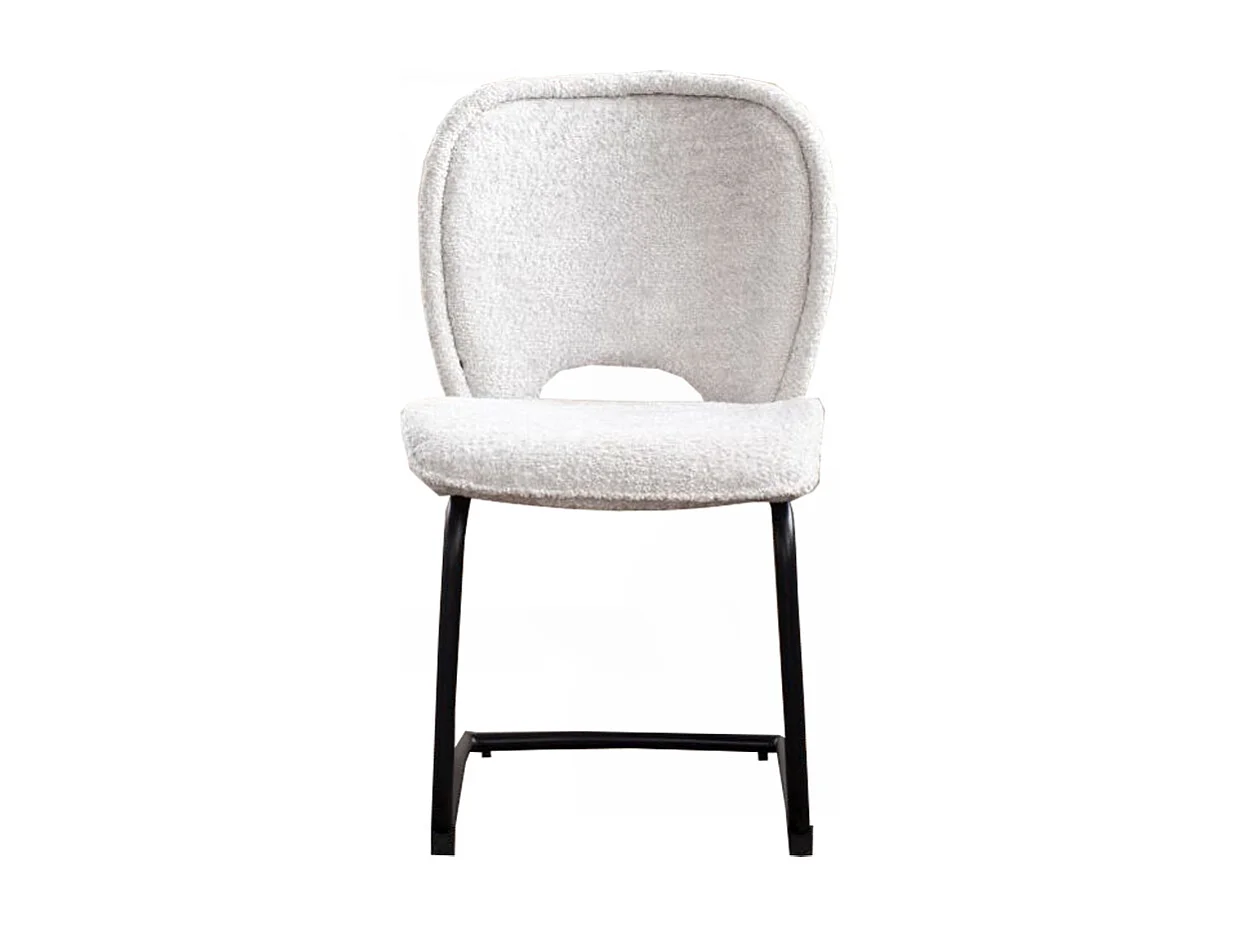 Eetkamerstoel - Crème wit Geweven stof - JONA