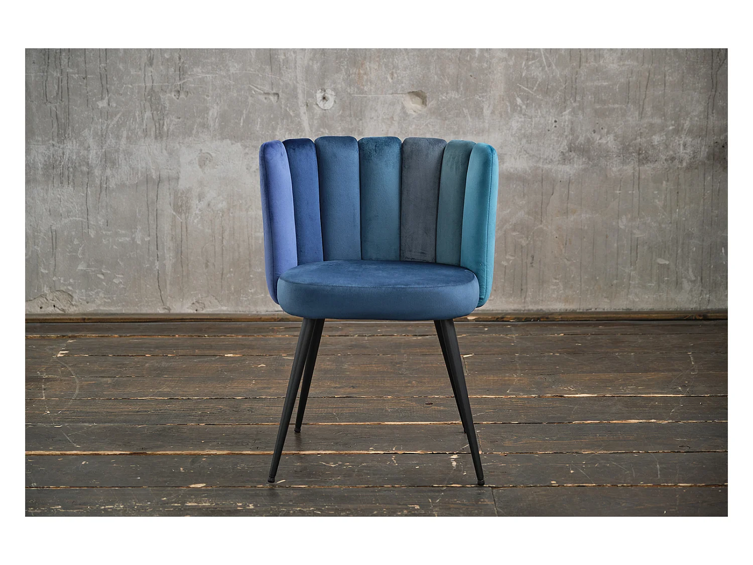 Chaise - Bleu Velours - JADA