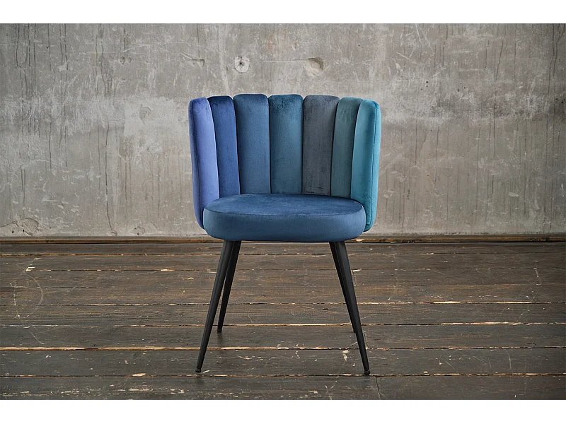 Chaise - Bleu Velours - JADA