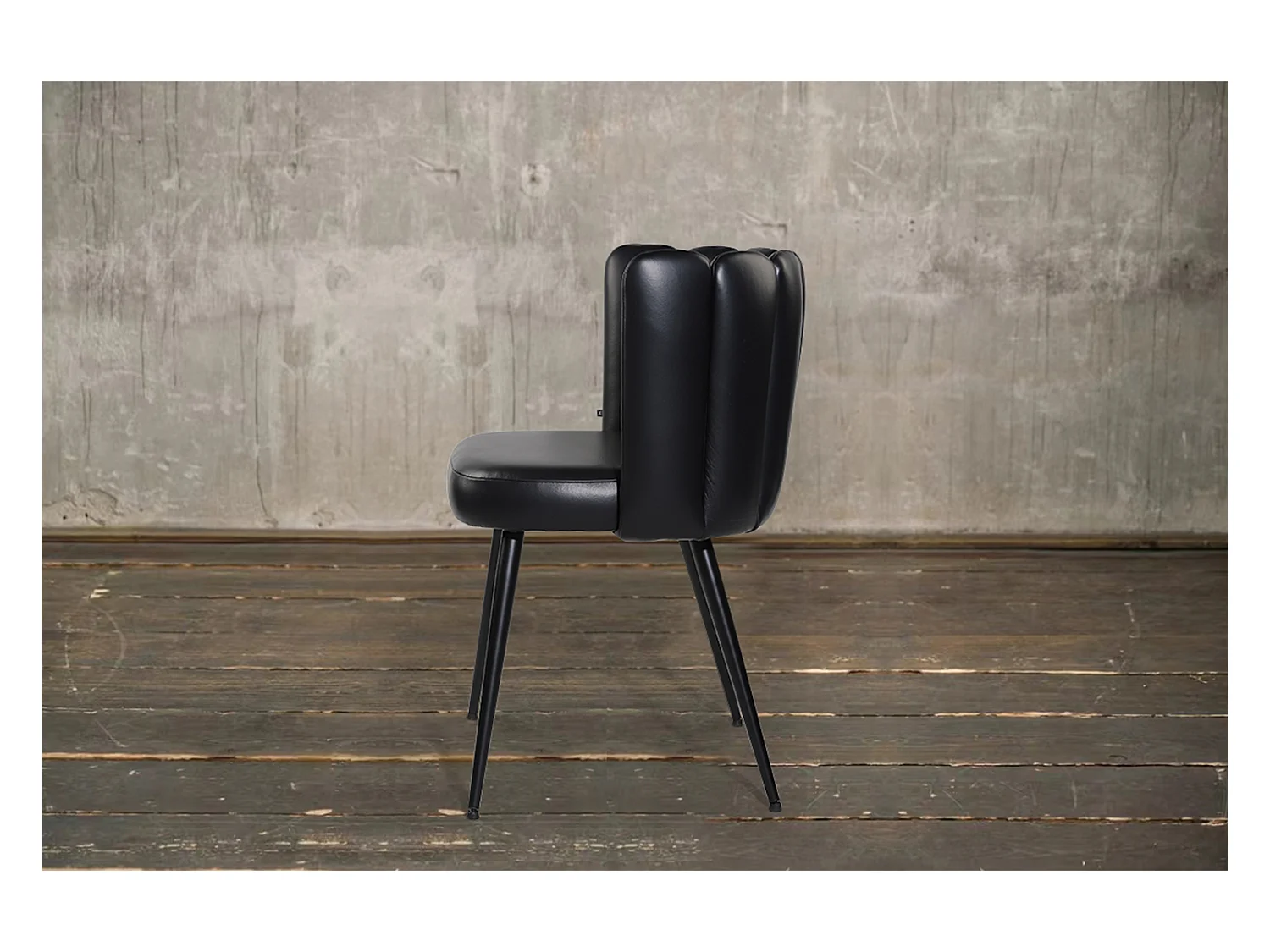 silla - Negro piel - JADA