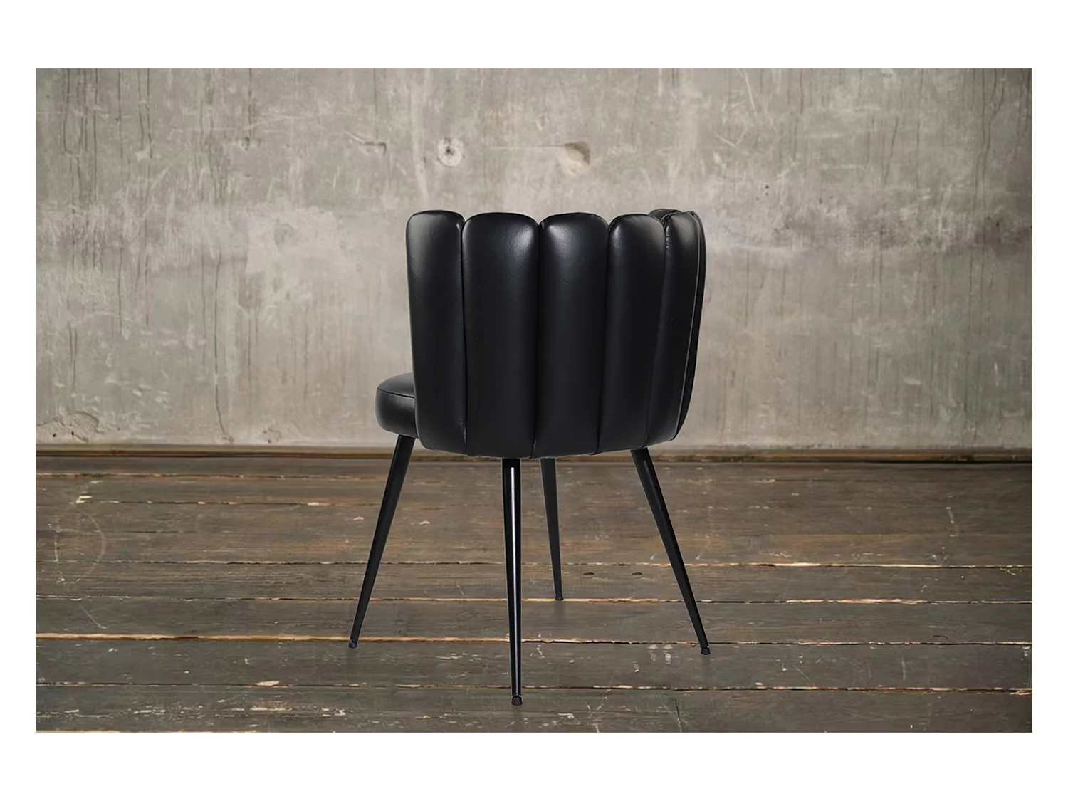 silla - Negro piel - JADA