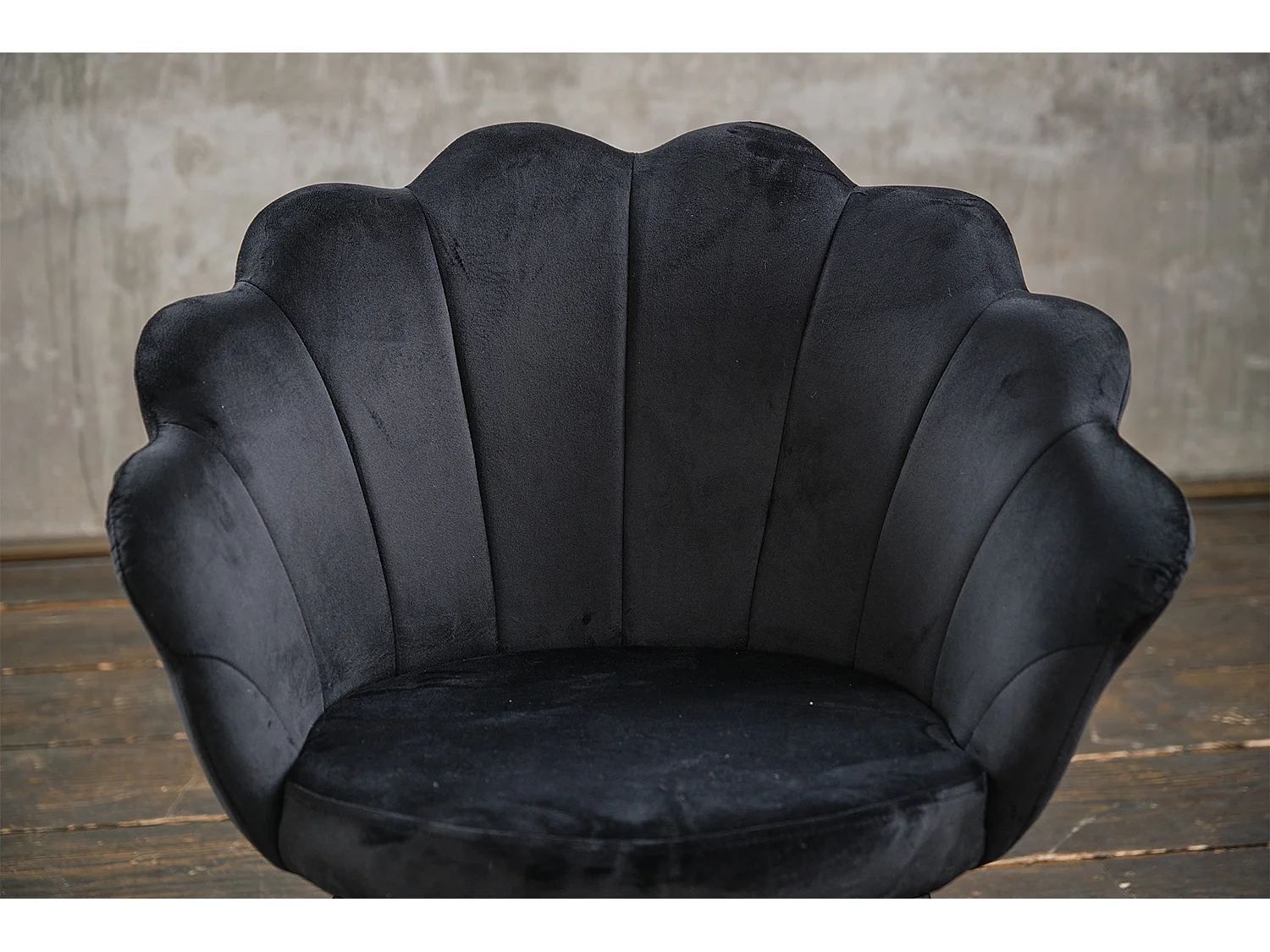 Chaise - Noir Velours - CARLA