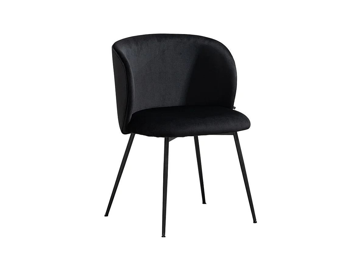 Chaise - Noir Velours - LENA
