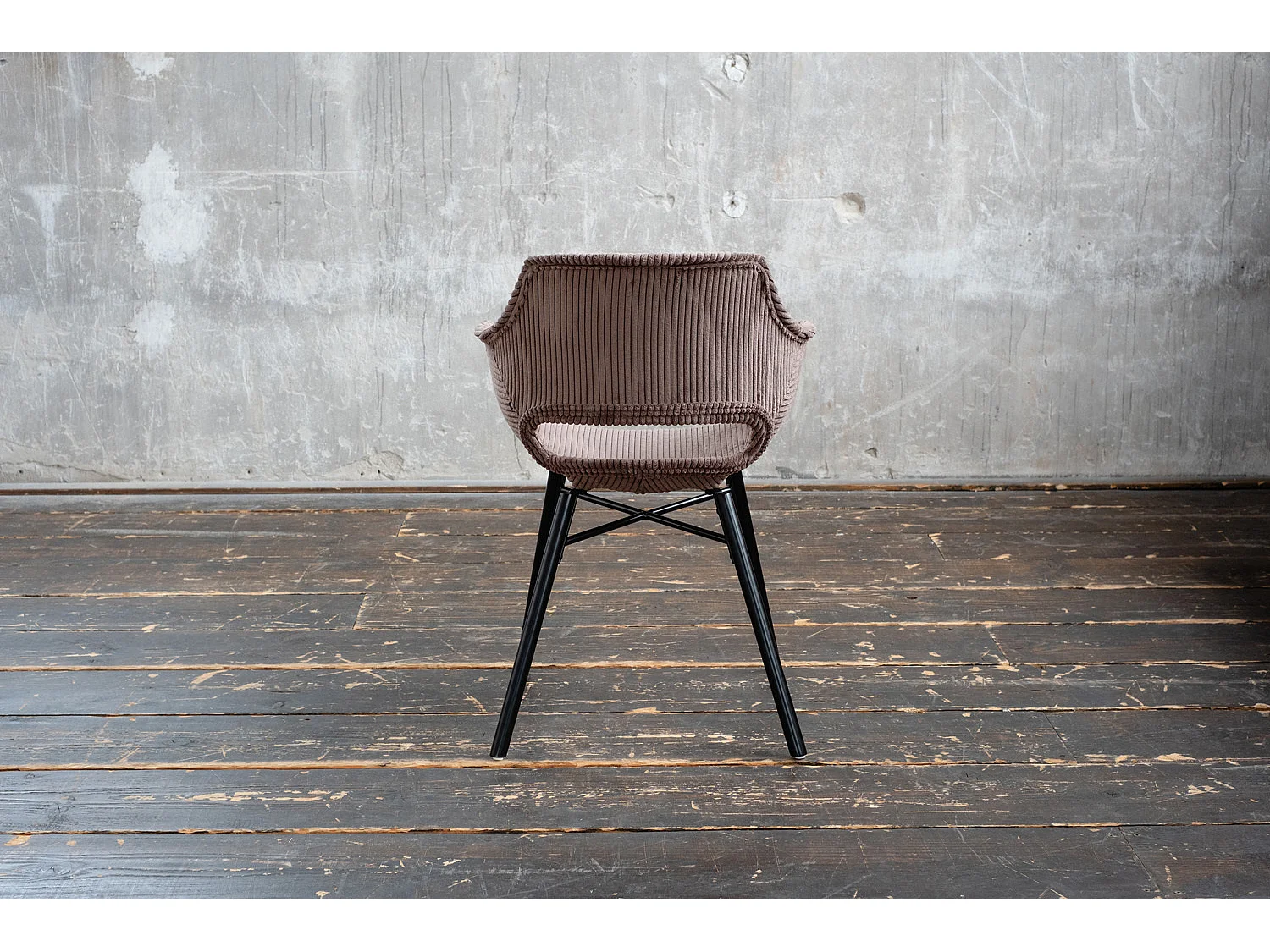 Eetkamerstoel - Bruin Koord - ZAJA