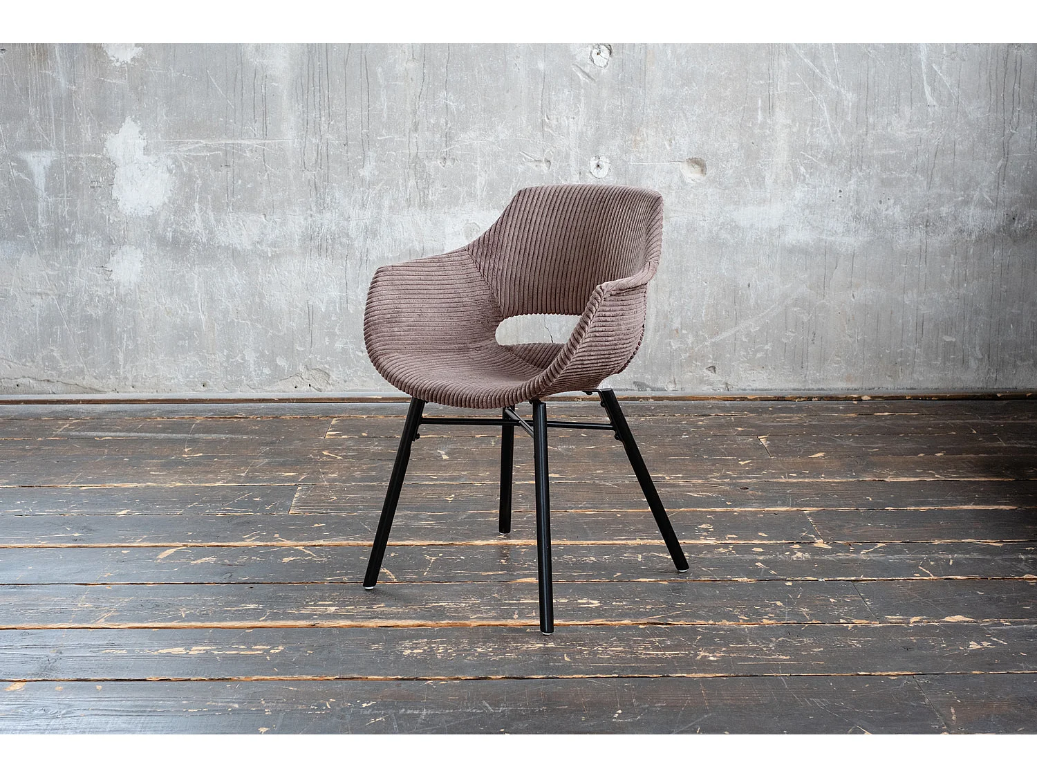 Eetkamerstoel - Bruin Koord - ZAJA