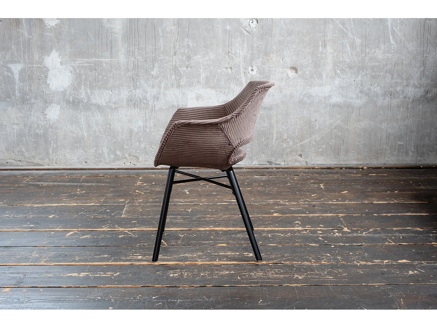 Eetkamerstoel - Bruin Koord - ZAJA