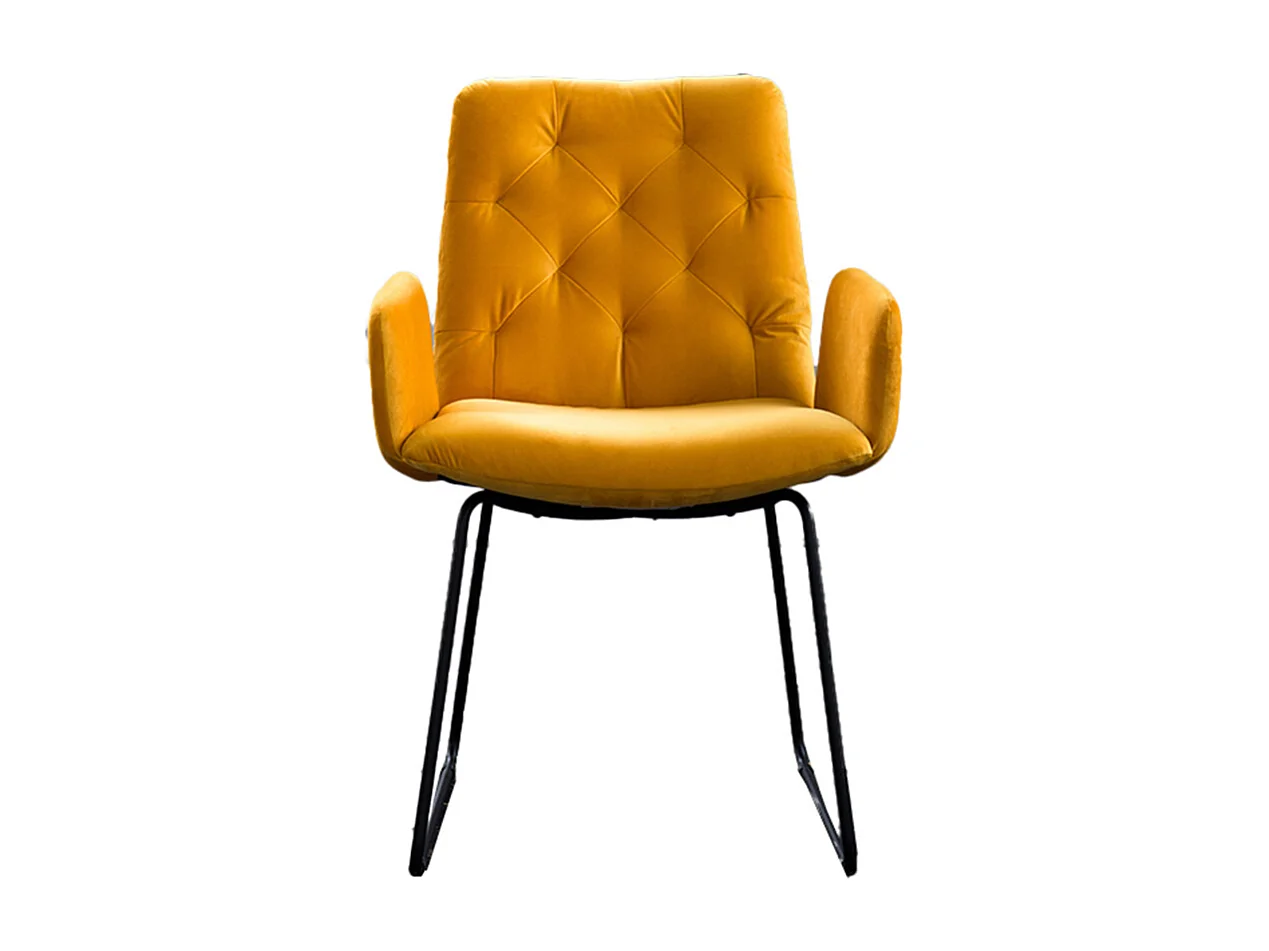 Poltrona - giallo velluto - NEW CHARME