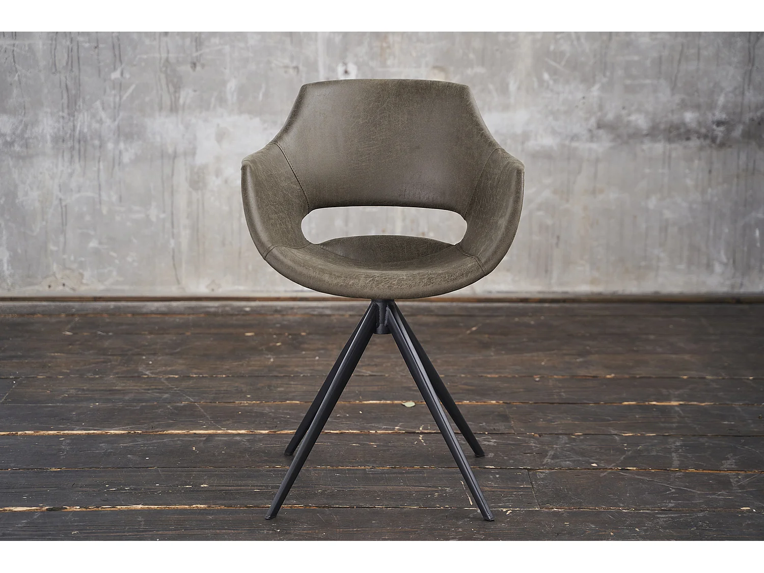 Silla - Verde microfibra - ZAJA