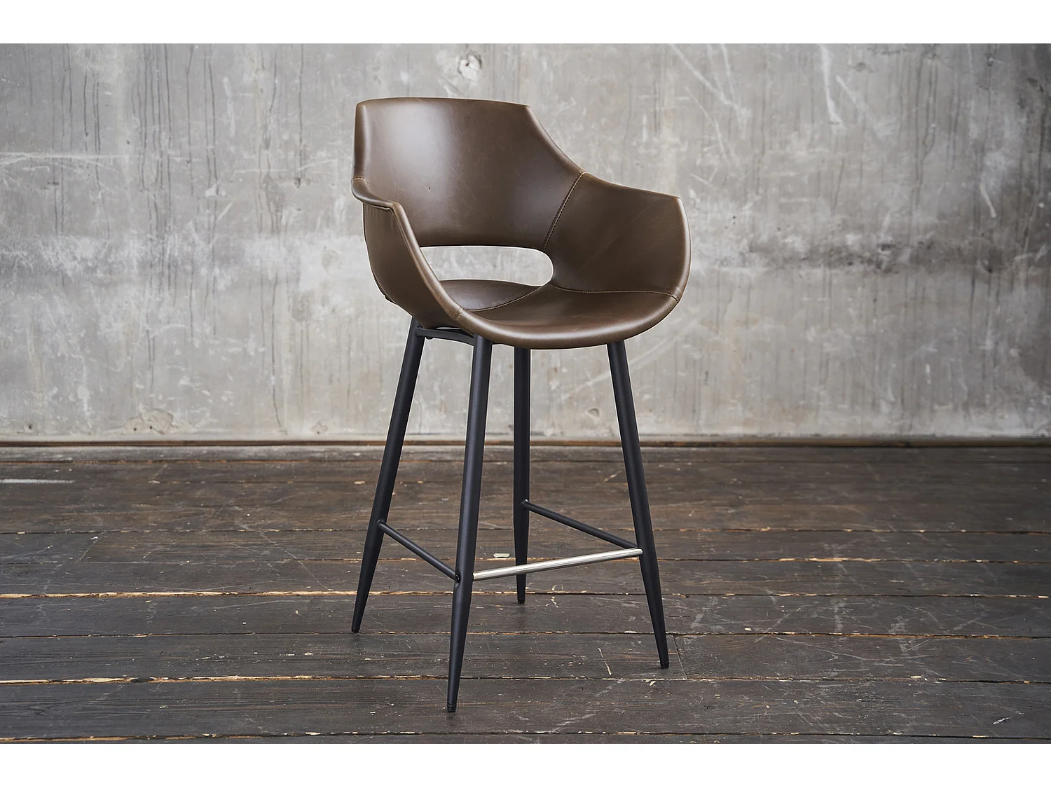 ZAJA - marrón oscuro cuero sintético - CALI