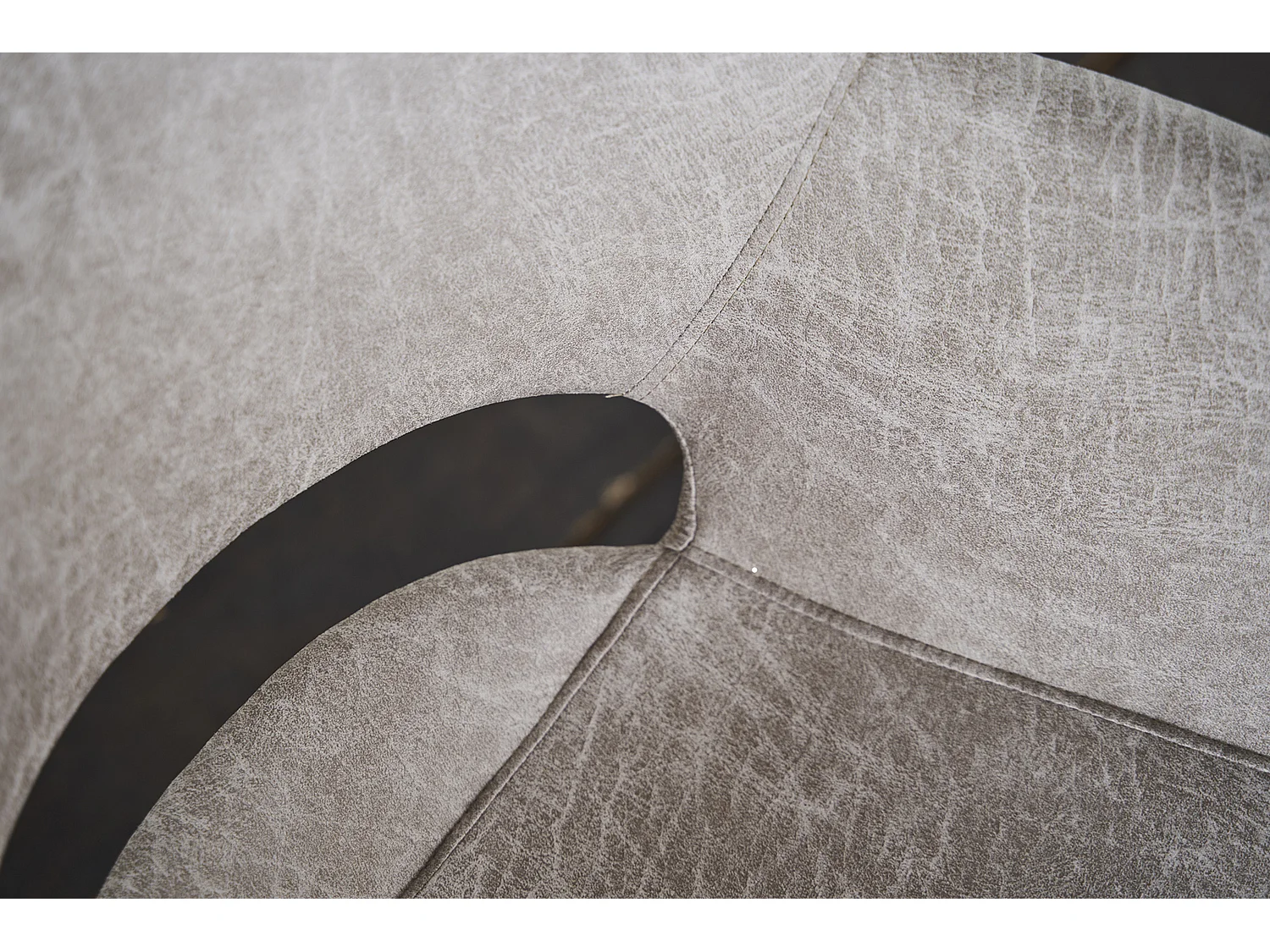 Drehstuhl - Cremeweiß Microfaser - ZAJA