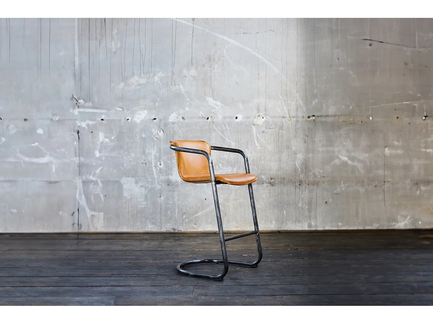 Barhocker - Braun Leder - TRIVIA