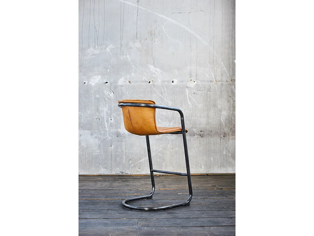 Barhocker - Braun Leder - TRIVIA