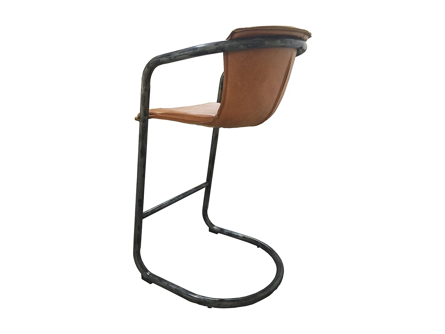 Barhocker - Braun Leder - TRIVIA