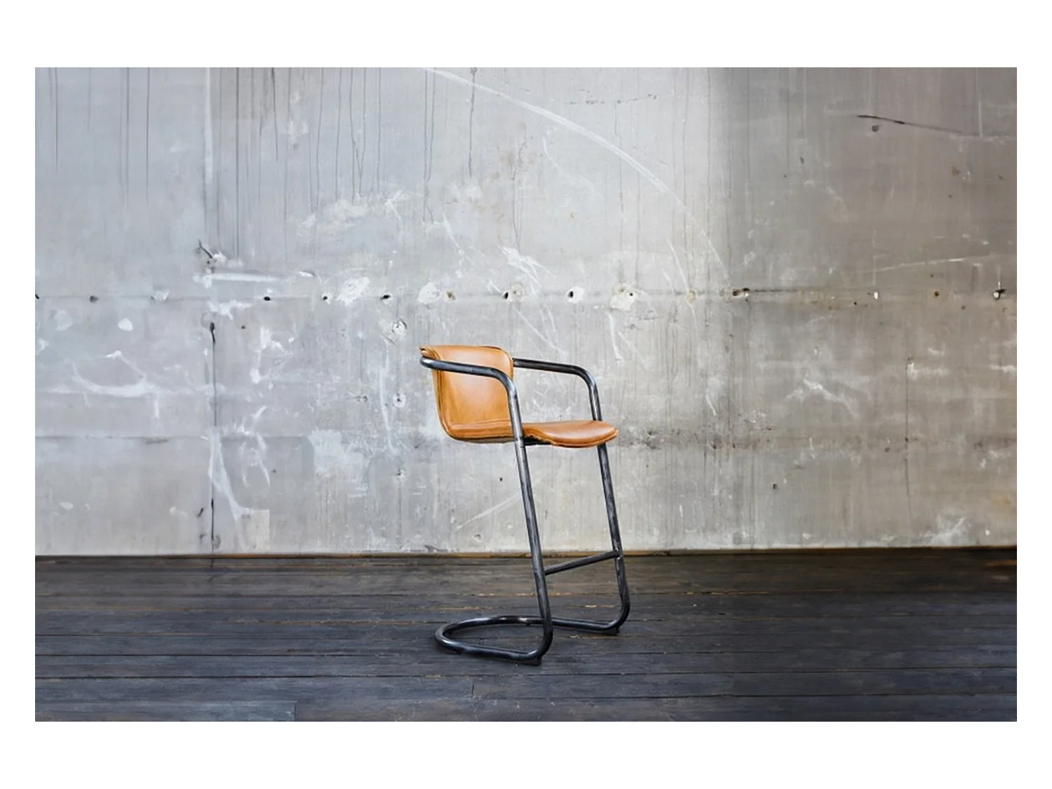 Barhocker - Braun Leder - TRIVIA