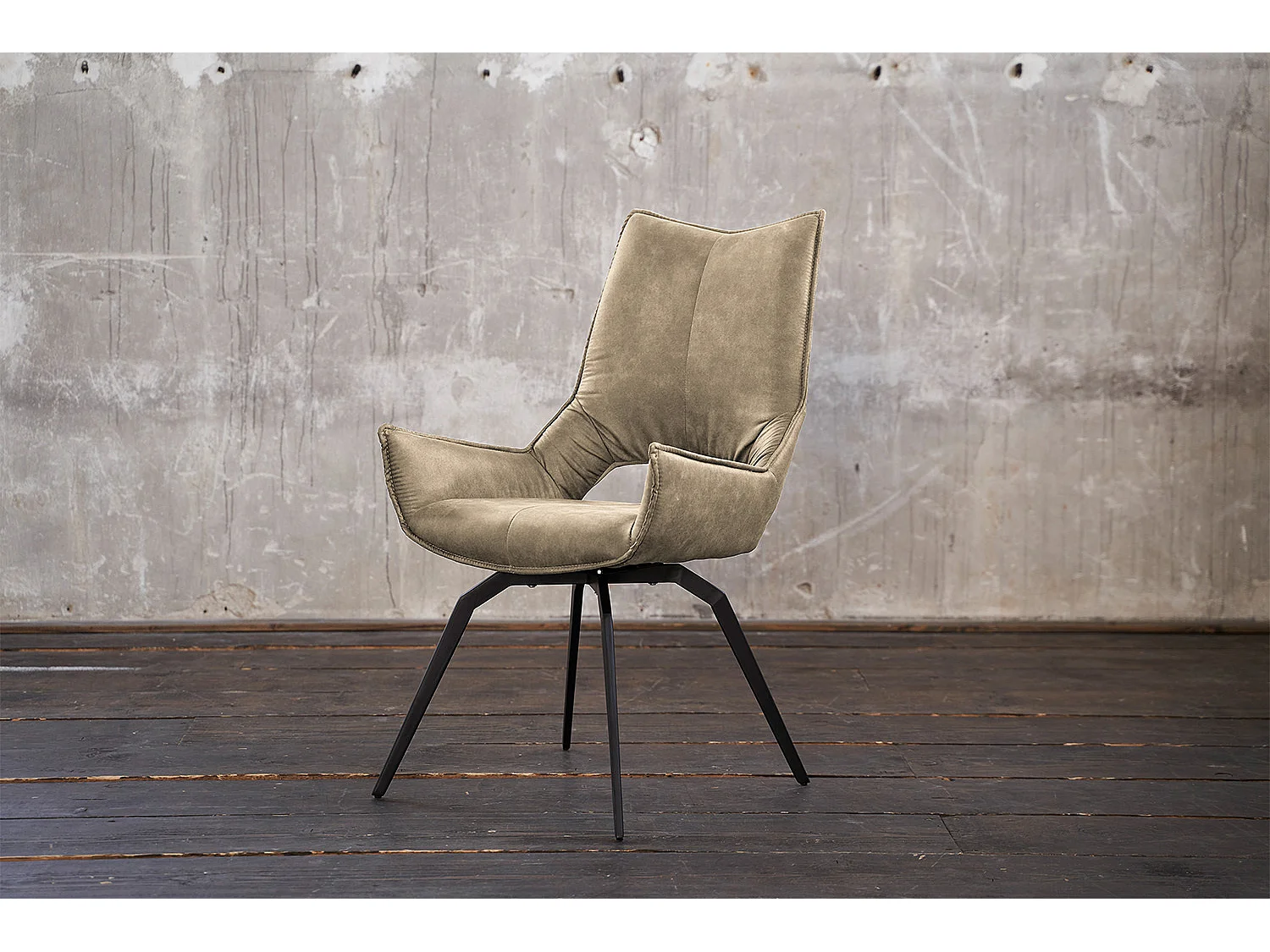 Fauteuil - beige tissu tissé - SIVO