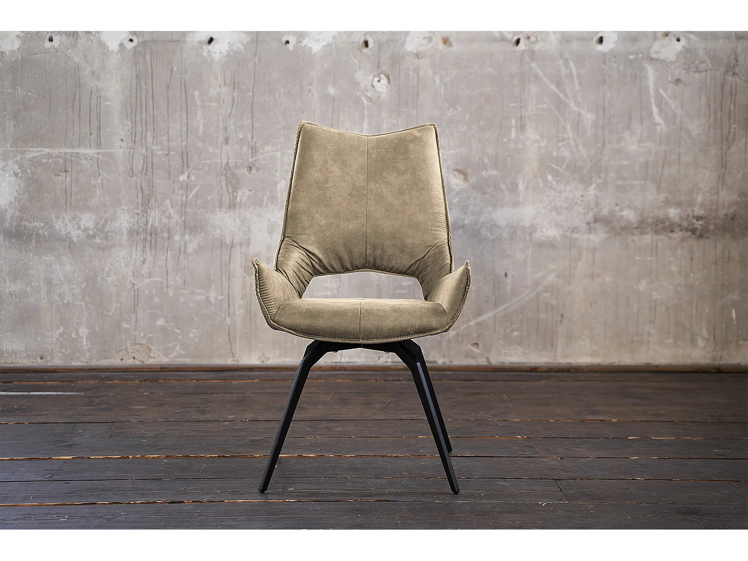 Fauteuil - beige tissu tissé - SIVO
