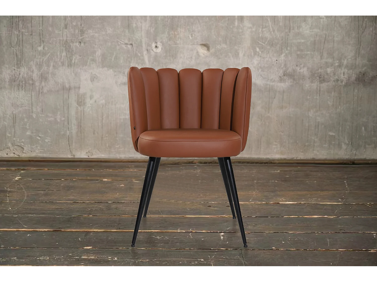 Eetkamerstoel - Bruin Leer - JADA