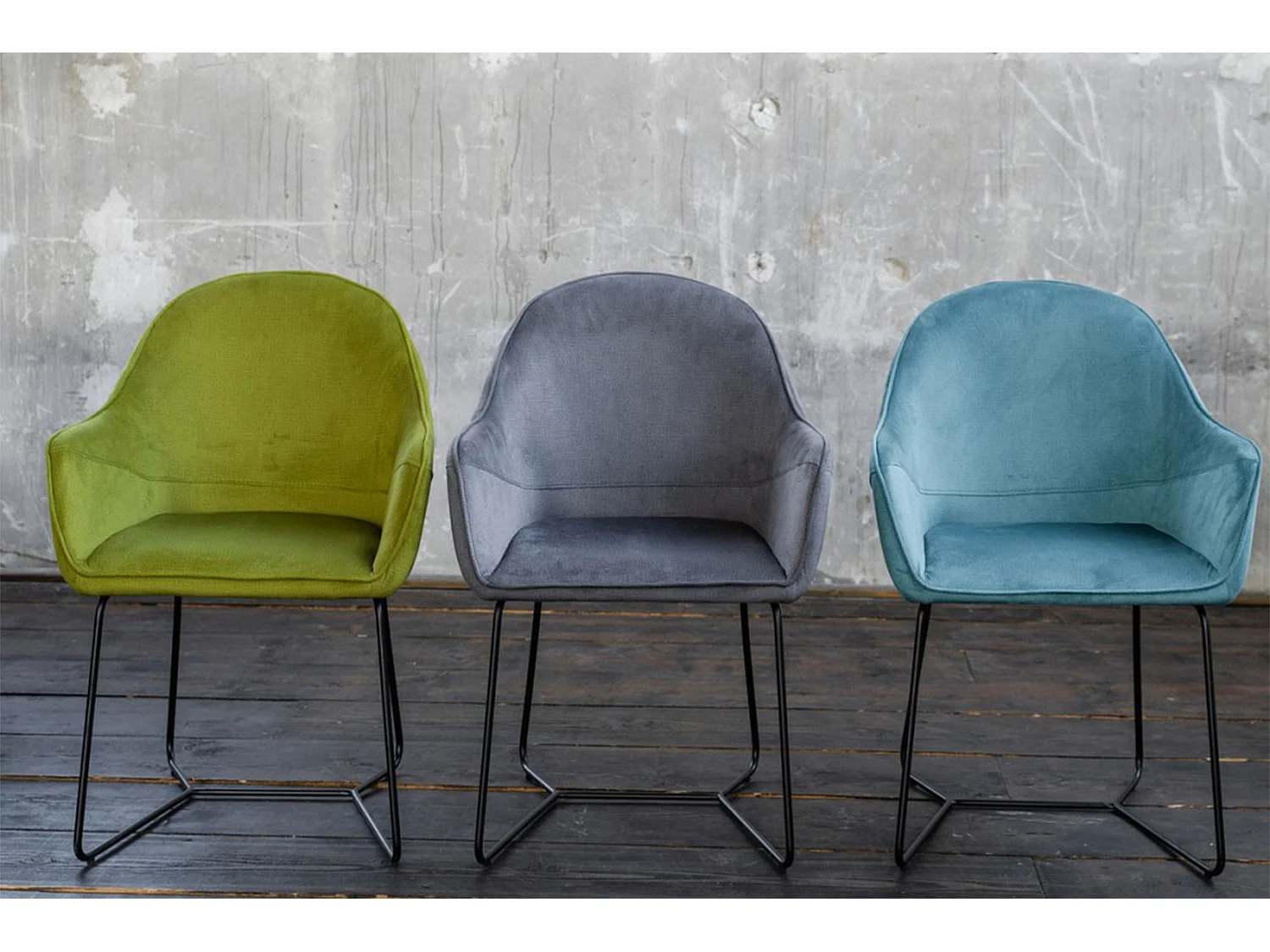 Sedia - Blu tessuto intrecciato - ZINA