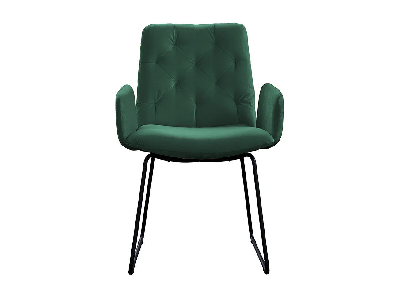 Sillón - verde esmeralda terciopelo - NEW CHARME