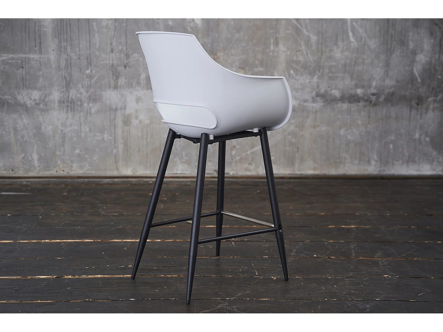 Taburete - blanco plástico - ZAJA