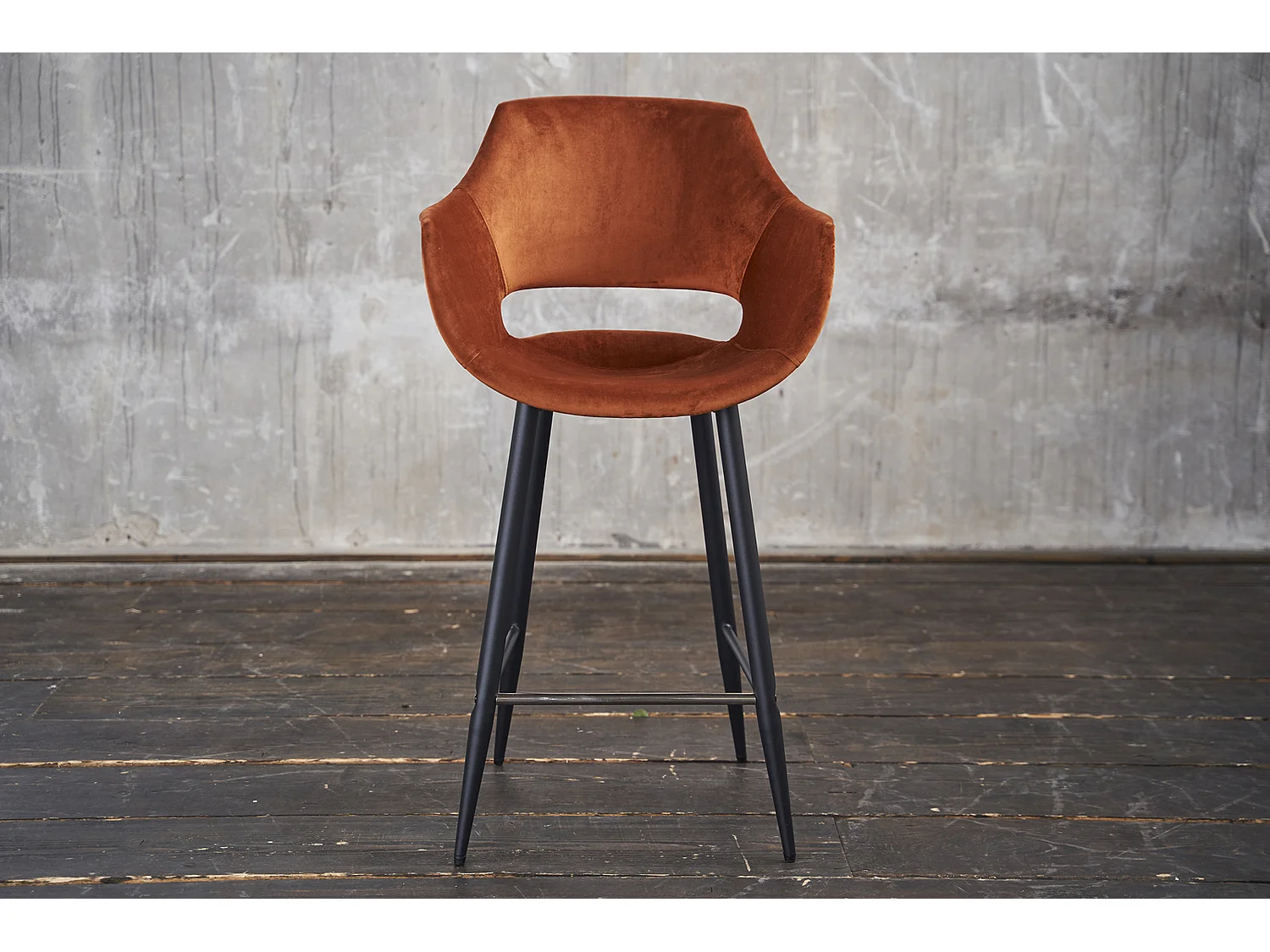 Barhocker - Braun Velvet - ZAJA