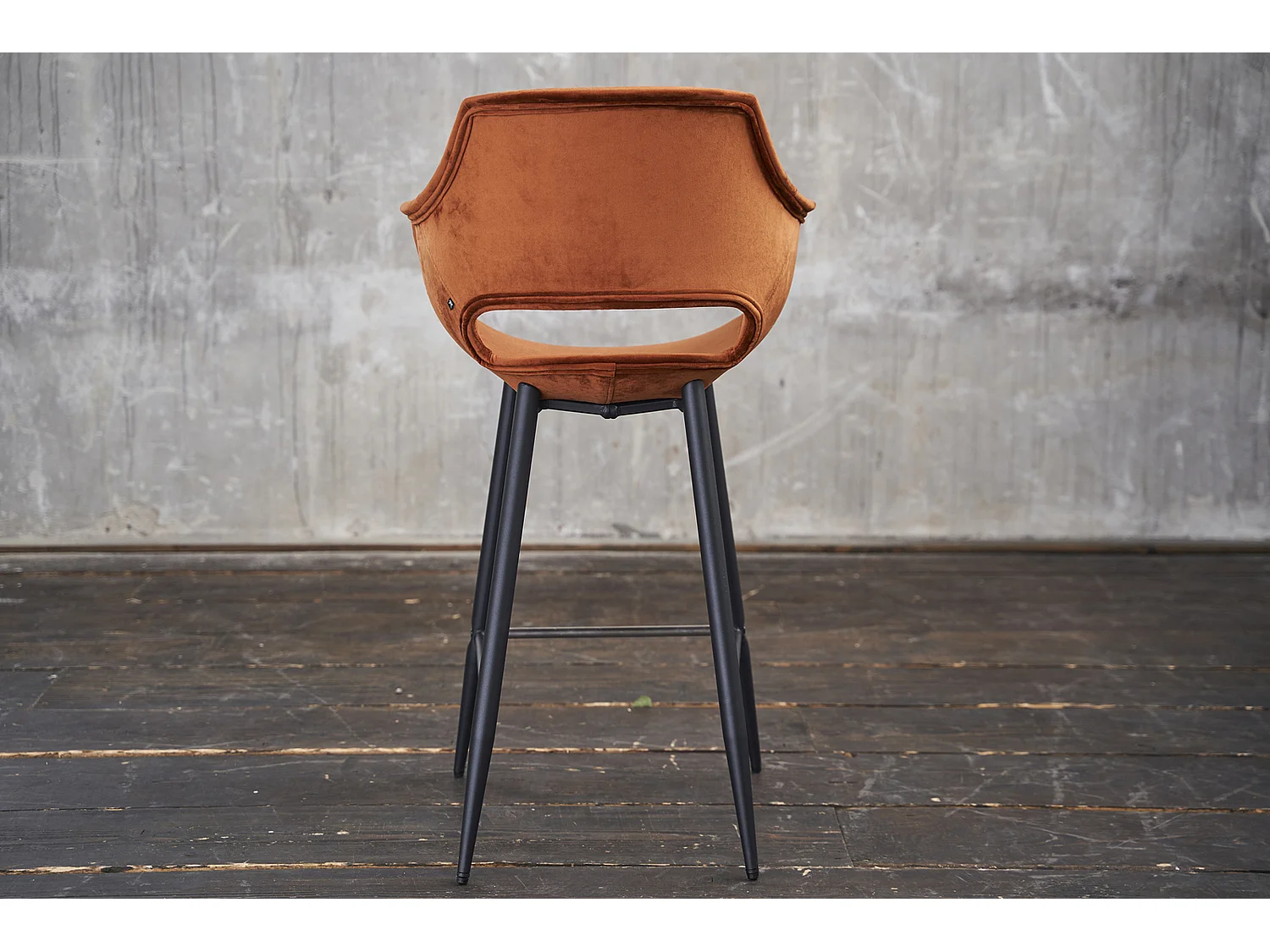 Barhocker - Braun Velvet - ZAJA