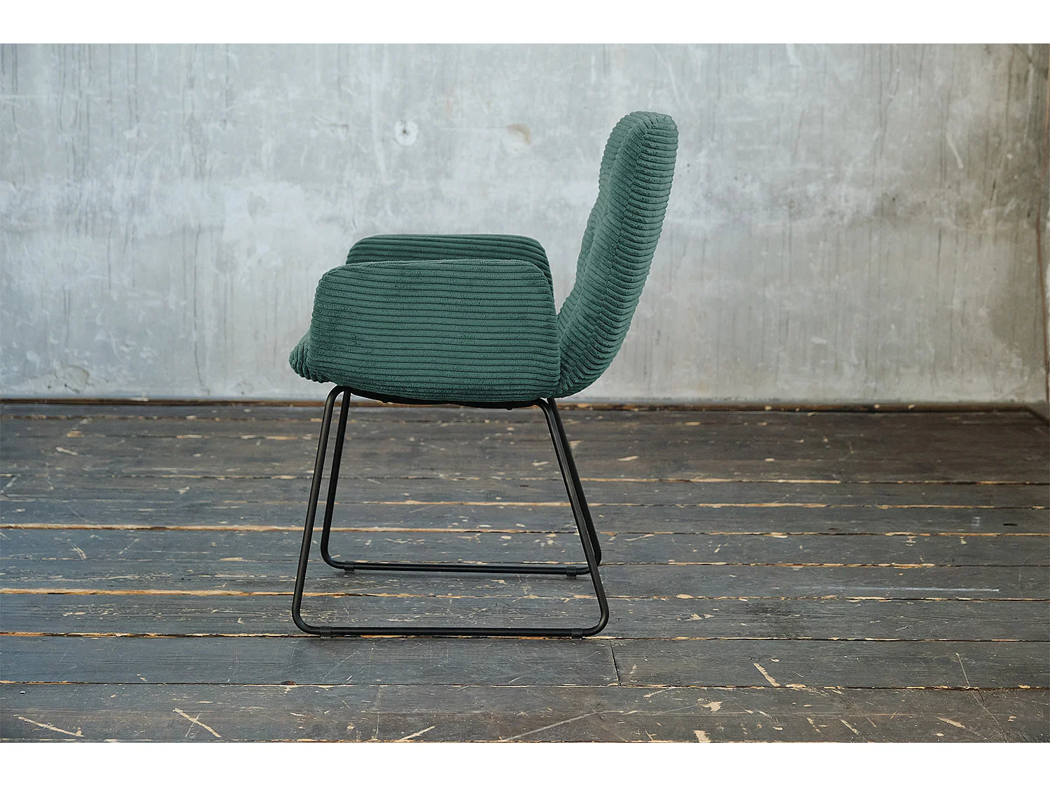 Silla - verde esmeralda Pana - CHARME