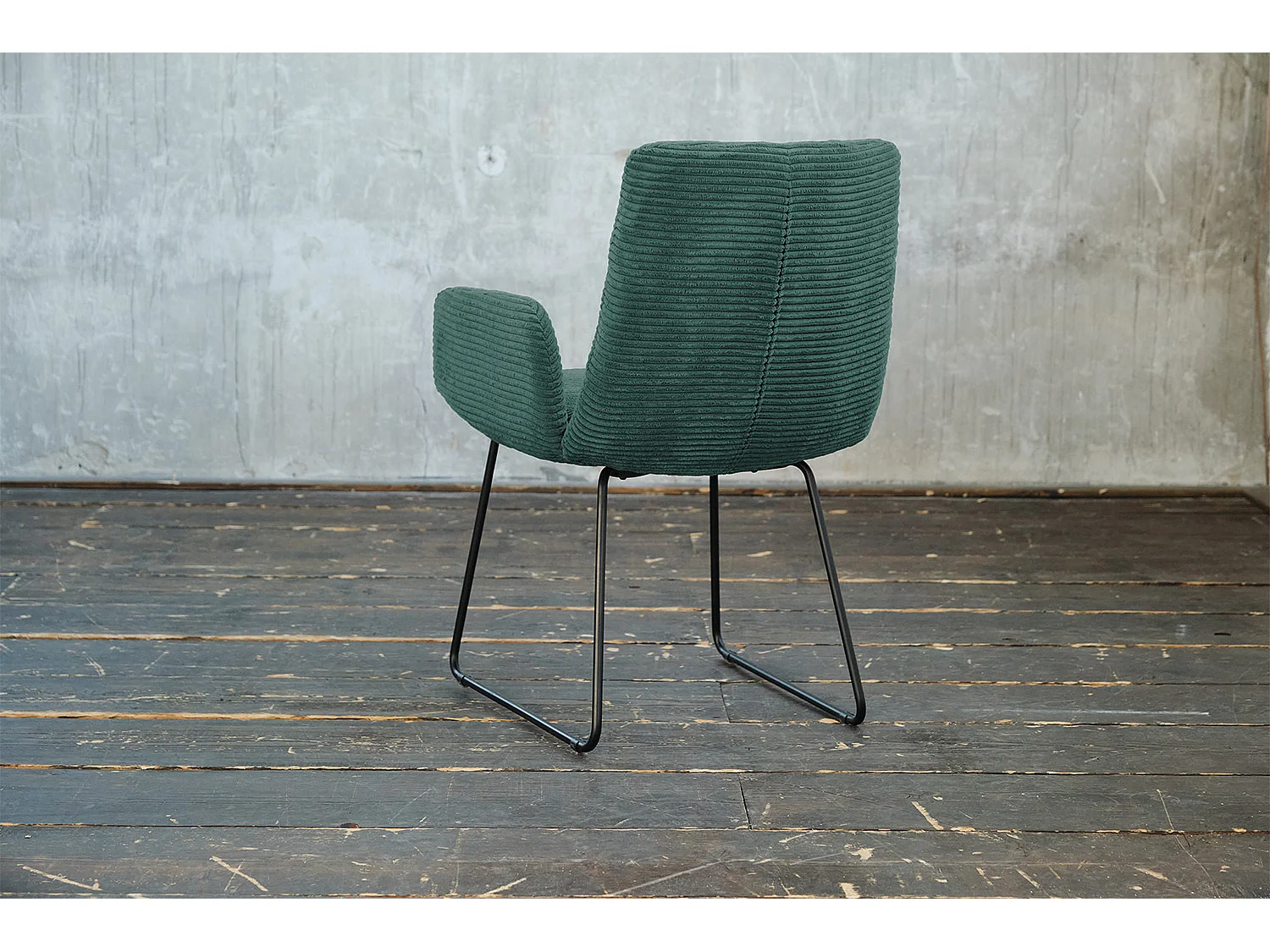 Silla - verde esmeralda Pana - CHARME