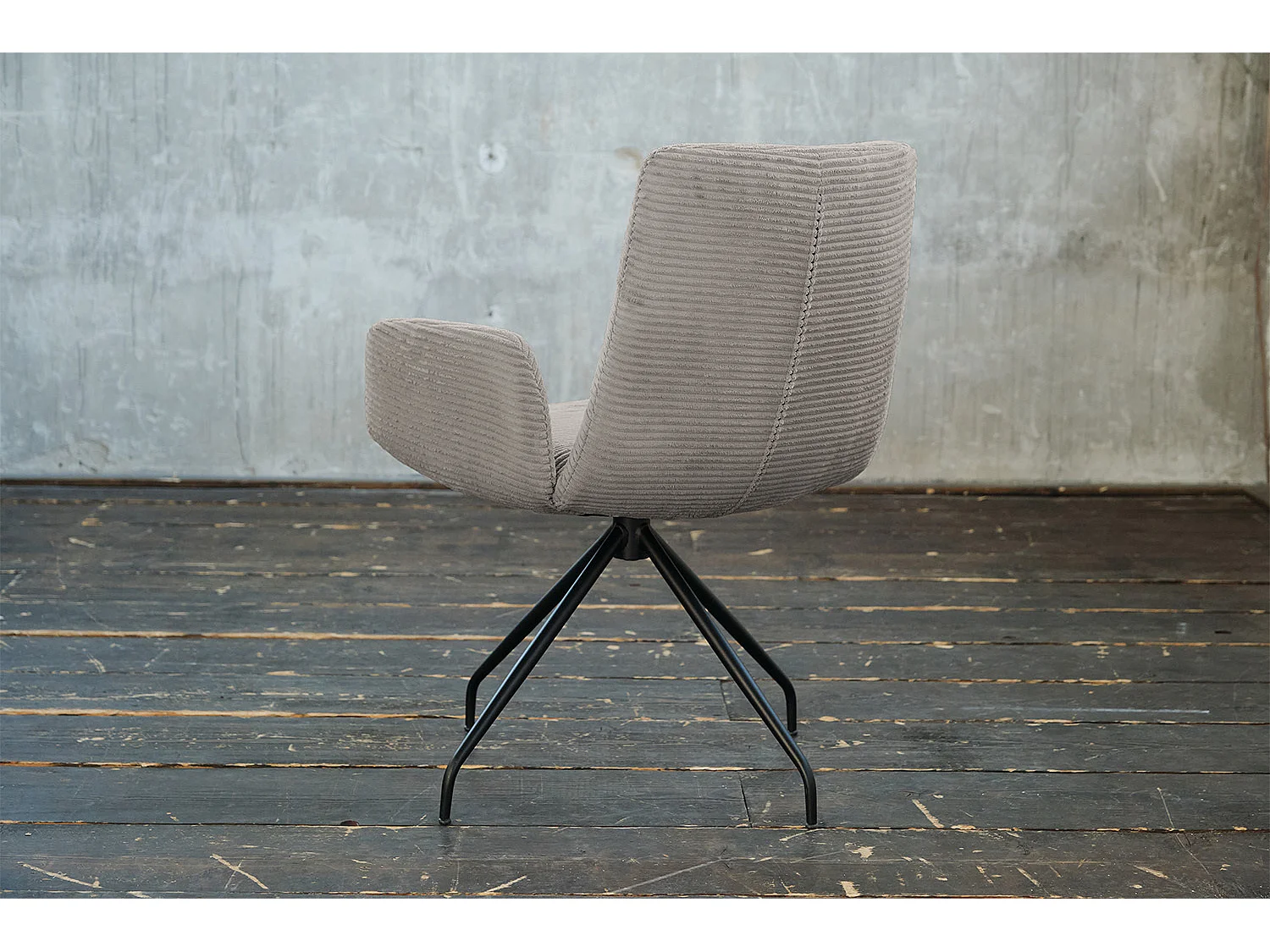 Poltrona - grigio pietra Velluto a coste - CHARME