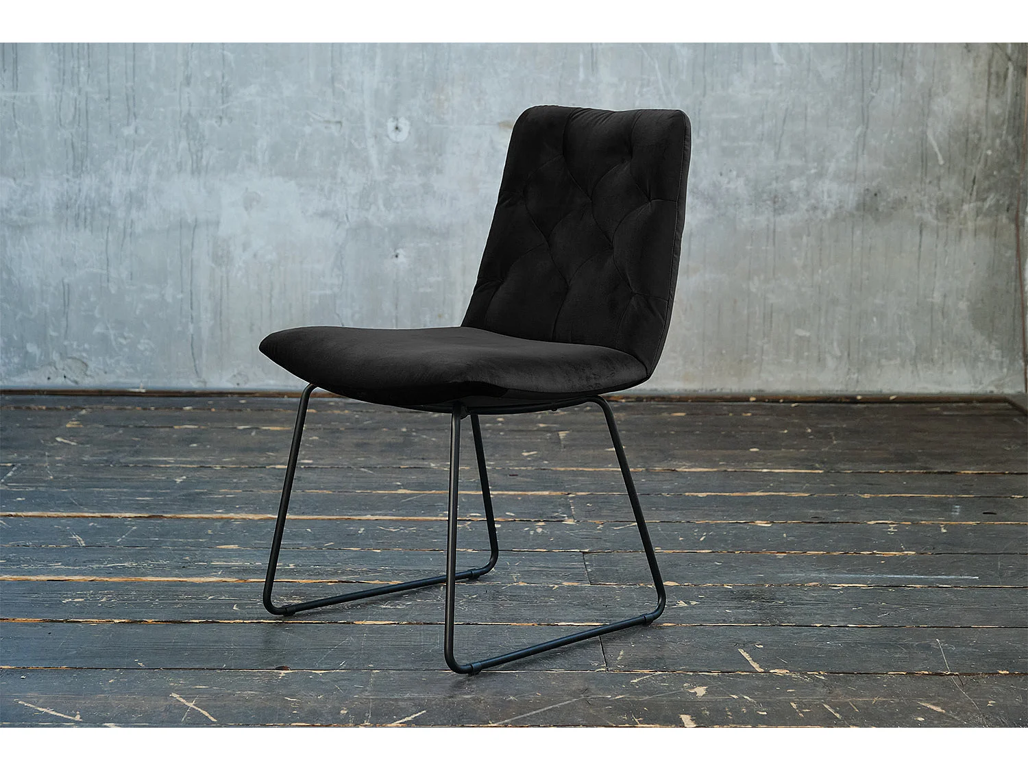 Stuhl - Schwarz Velvet - CHARME
