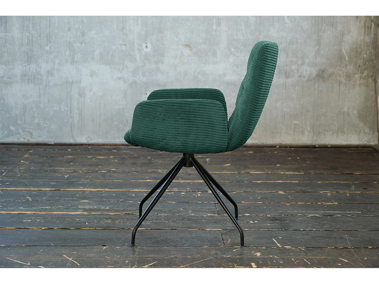 Silla - verde esmeralda Pana - CHARME