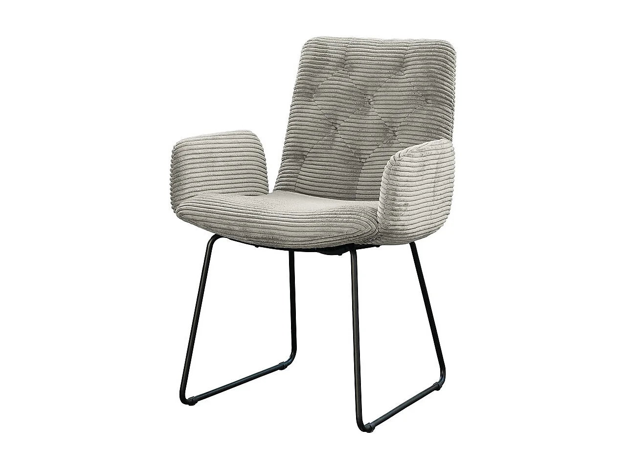 Stuhl - Steingrau Cord - CHARME