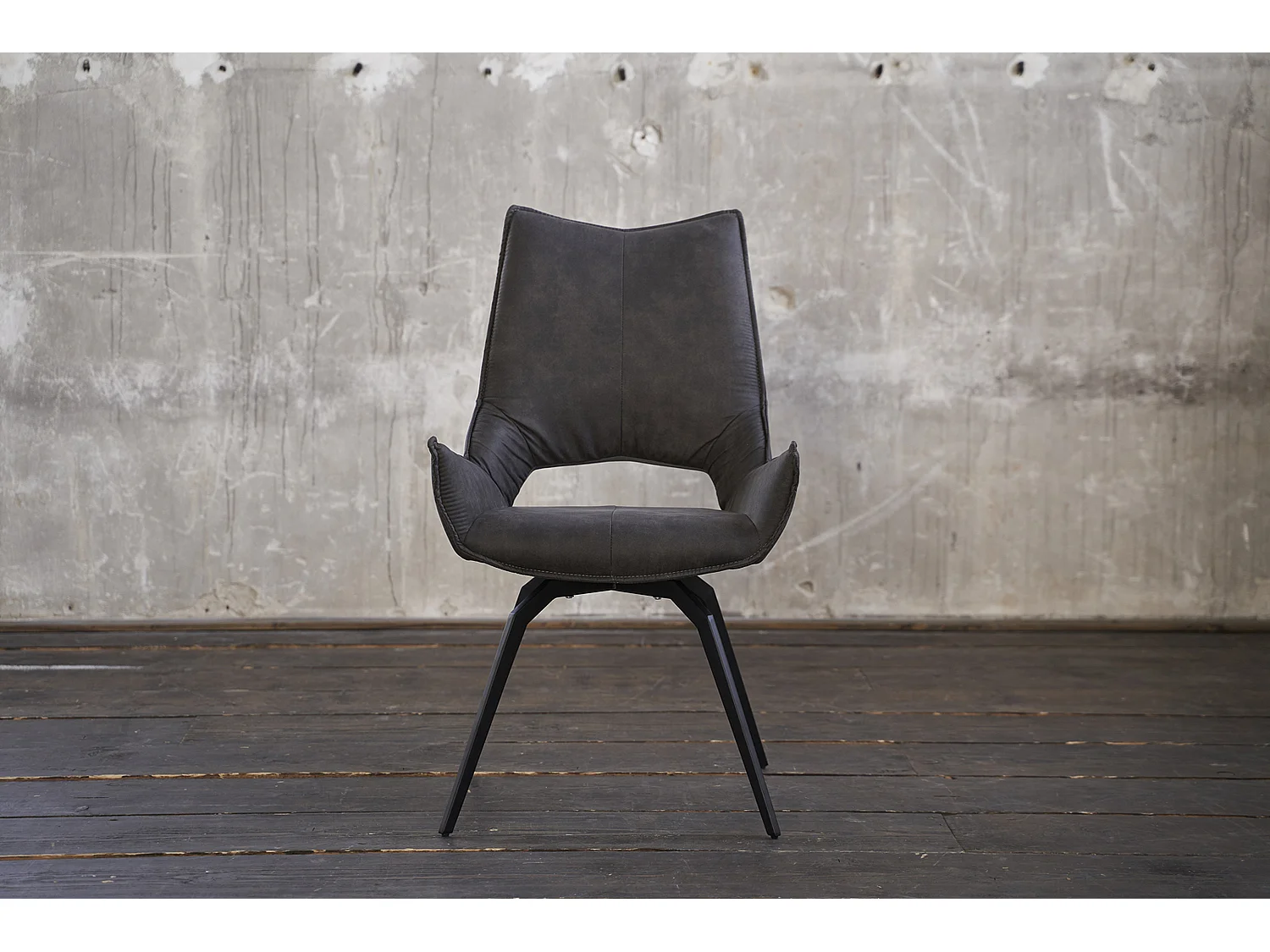 Fauteuil - anthracite tissu tissé - SIVO