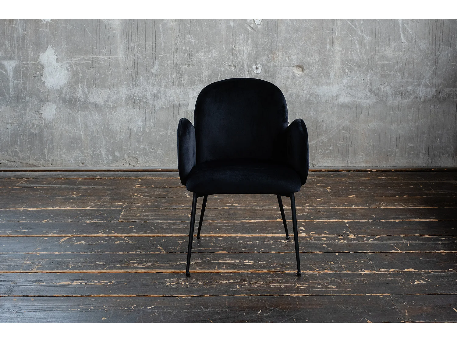 Chaise - Noir Velours - DEON