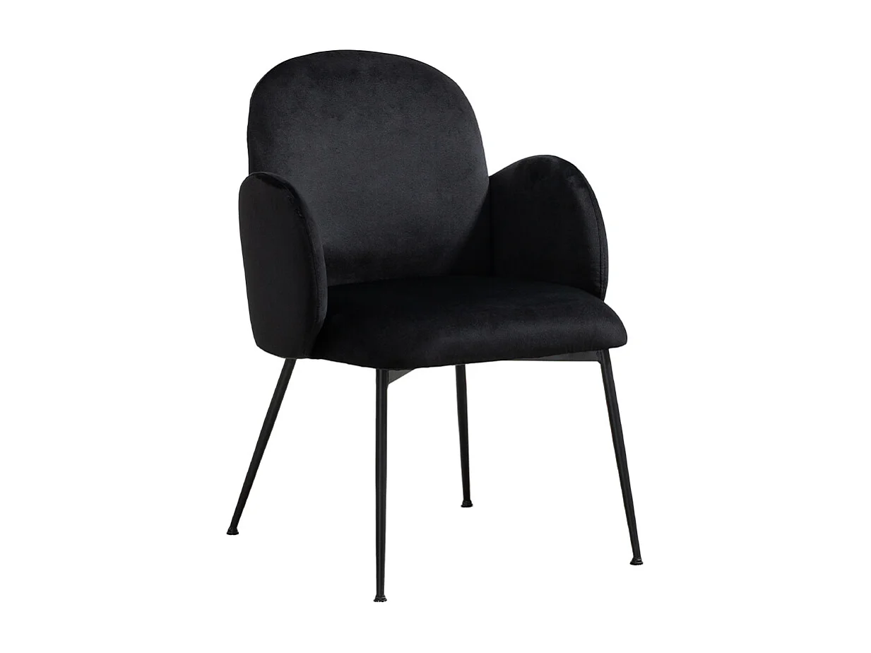 Chaise - Noir Velours - DEON